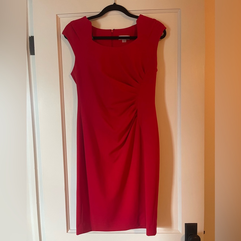 Calvin Klein red dress